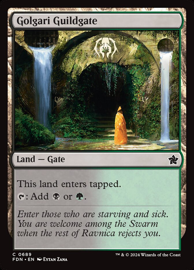 Golgari Guildgate (689) - Foundations (FDN)