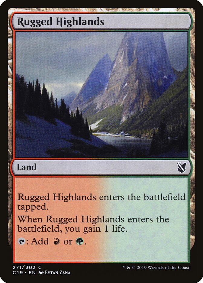 Rugged Highlands (271) - Commander 2019 (C19)