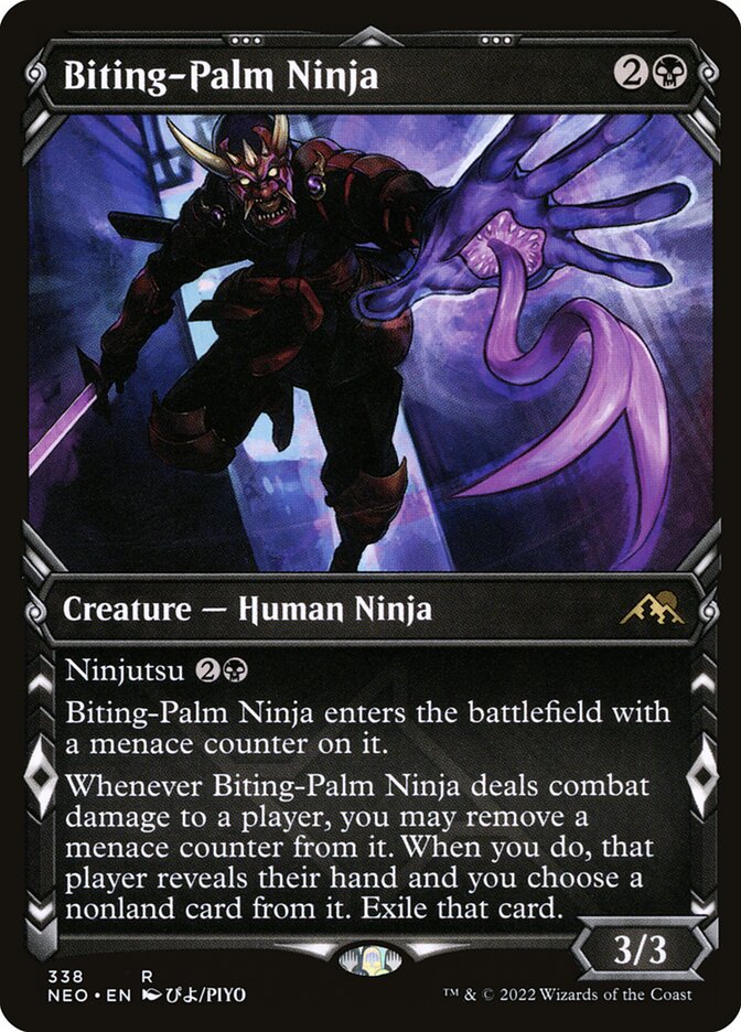 Biting-Palm Ninja (338) - Kamigawa: Neon Dynasty (NEO)