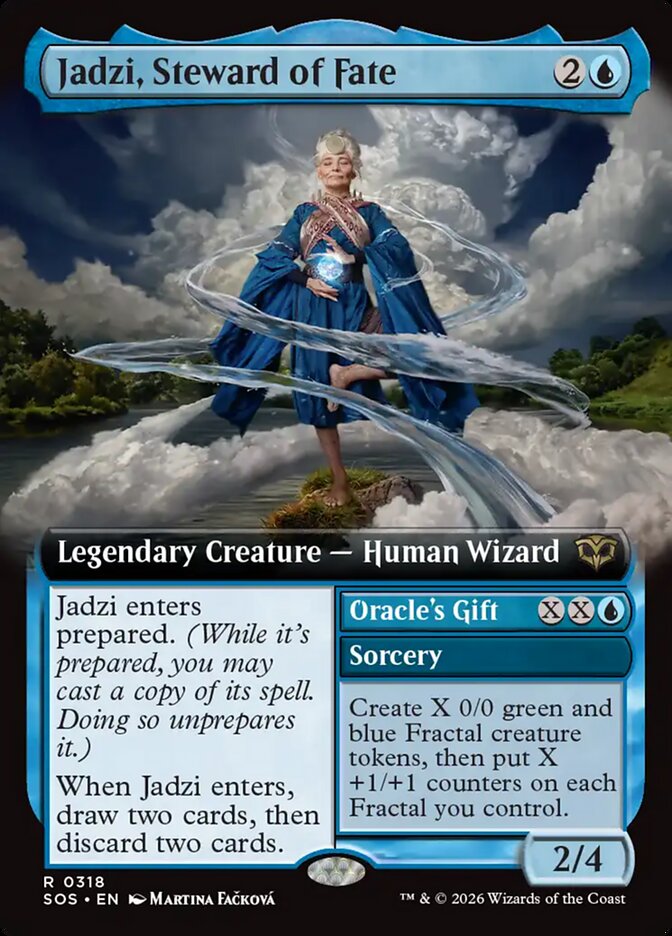 Jadzi, Steward of Fate // Oracle's Gift (318) - Secrets of Strixhaven (SOS)