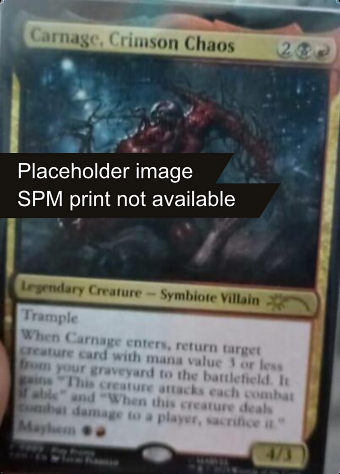 Carnage, Crimson Chaos (125) - Marvel's Spider-Man (SPM)