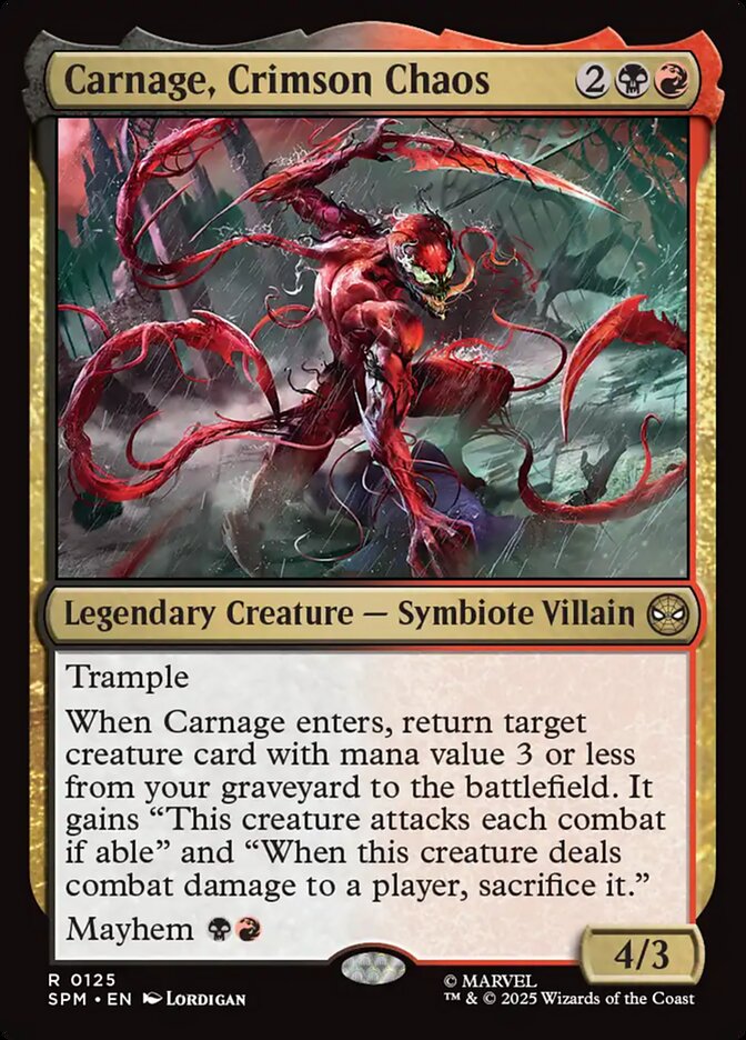 Carnage, Crimson Chaos (125) - Marvel's Spider-Man (SPM)