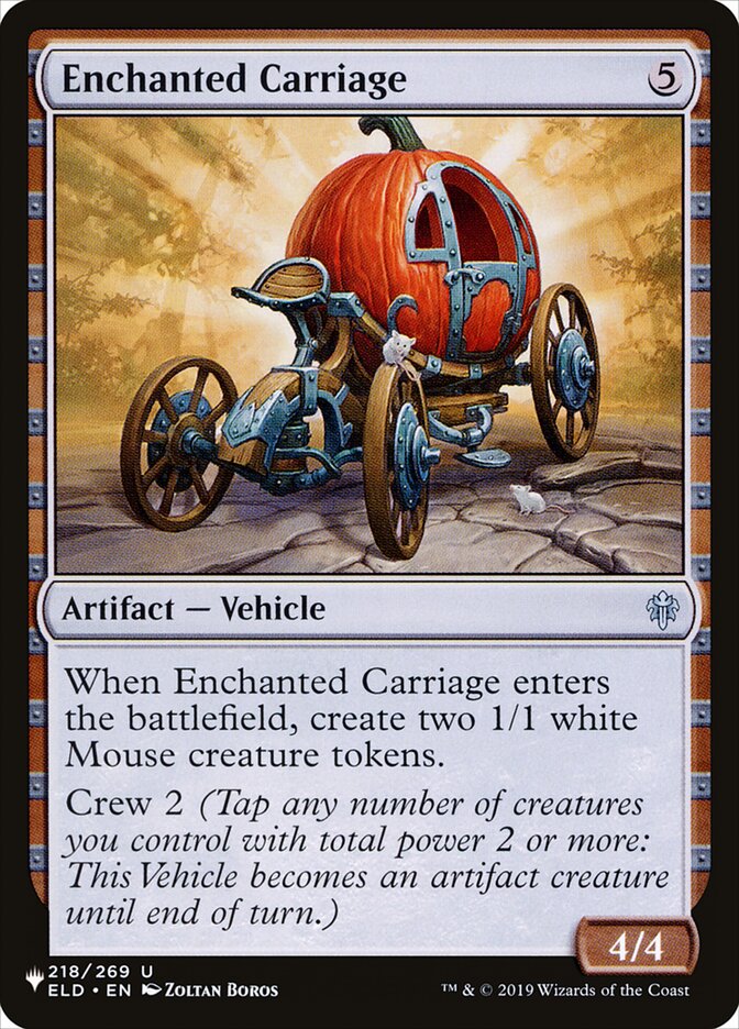 Enchanted Carriage (ELD-218) - The List (PLST)