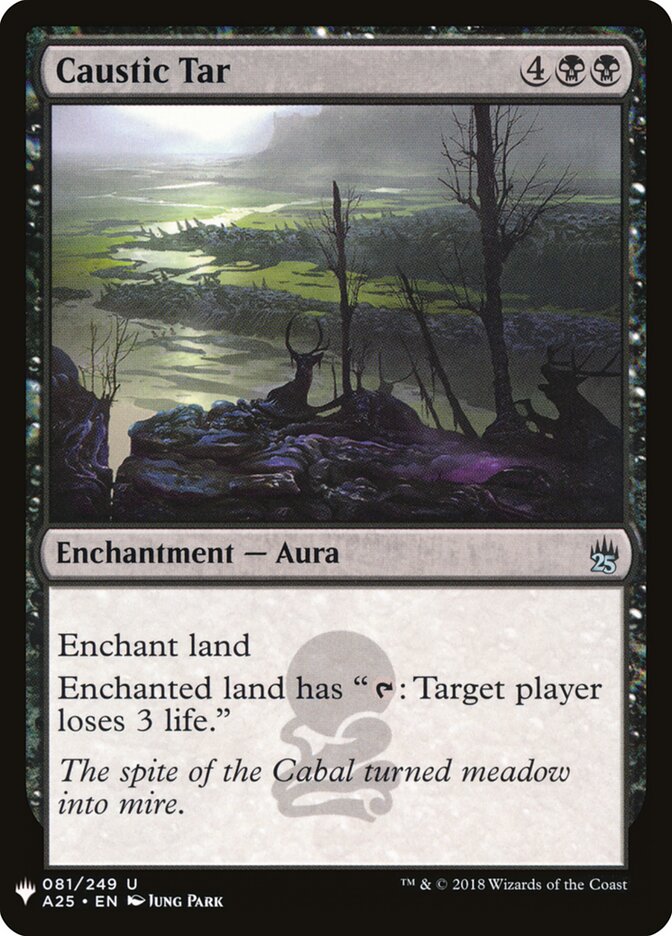 Caustic Tar (A25-81) - The List (PLST)