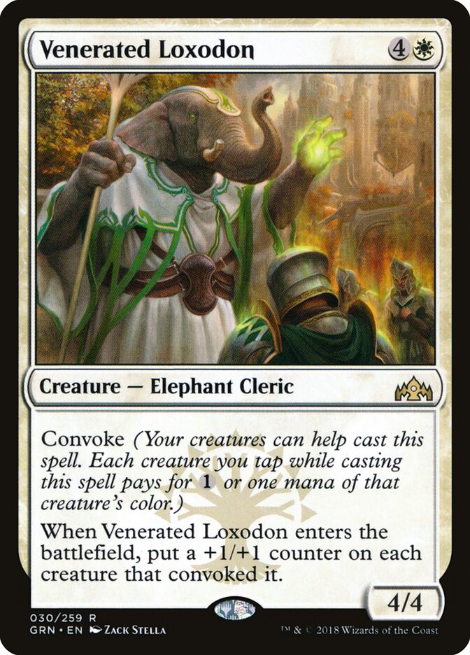 Venerated Loxodon (30) - Guilds of Ravnica (GRN)