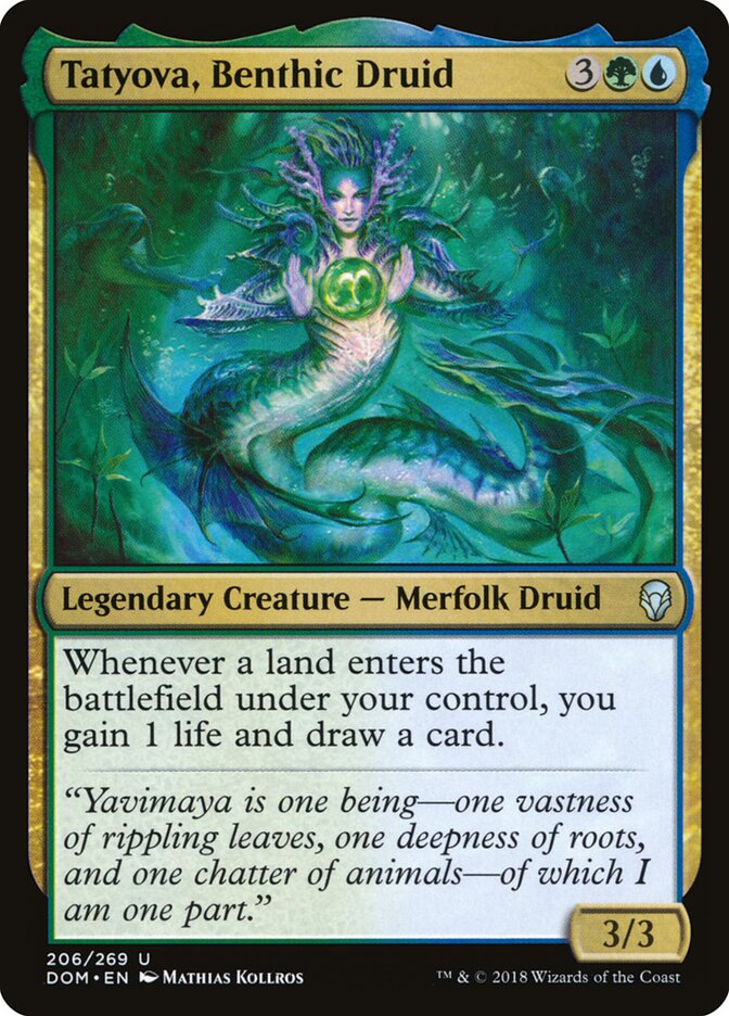 Tatyova, Benthic Druid (206) - Dominaria (DOM)