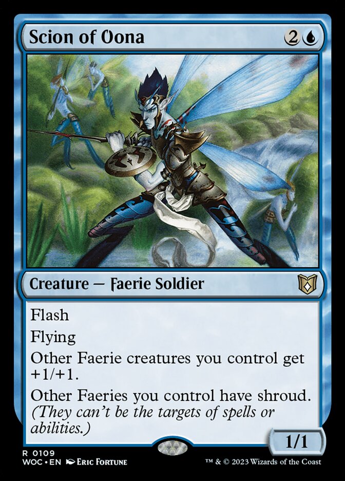 Scion of Oona (109) - Wilds of Eldraine Commander (WOC)