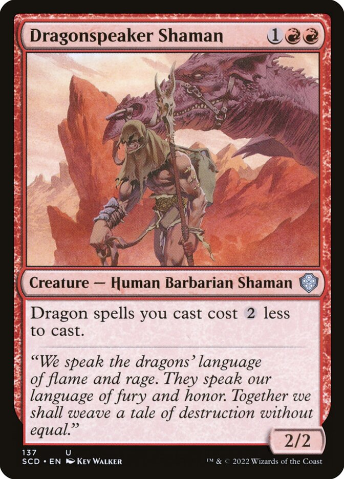 Dragonspeaker Shaman (137) - Starter Commander Decks (SCD)