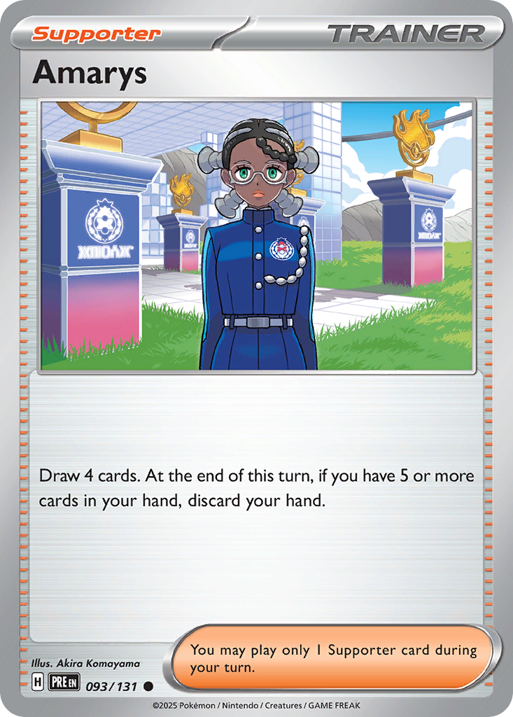 Amarys (93/131) - Prismatic Evolutions (PRE)