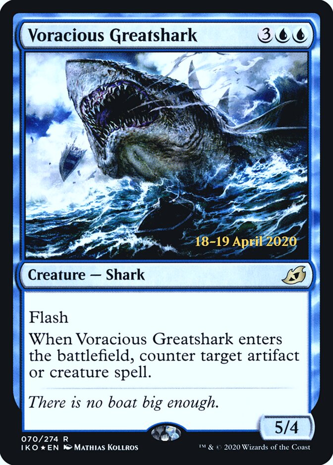 Voracious Greatshark (70s) - Ikoria: Lair of Behemoths Promos (PIKO)