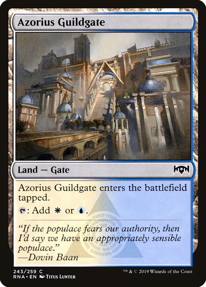 Azorius Guildgate (243) - Ravnica Allegiance (RNA)