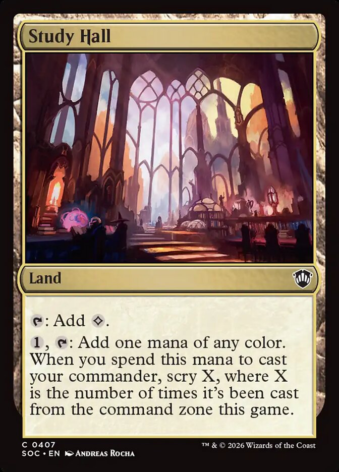 Study Hall (407) - Secrets of Strixhaven Commander (SOC)