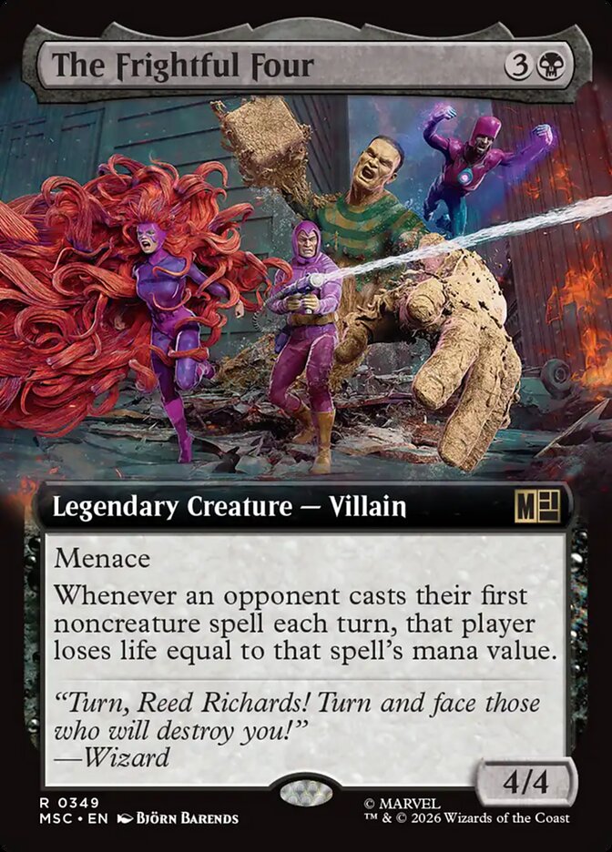 The Frightful Four (349) - Marvel Super Heroes Commander (MSC)