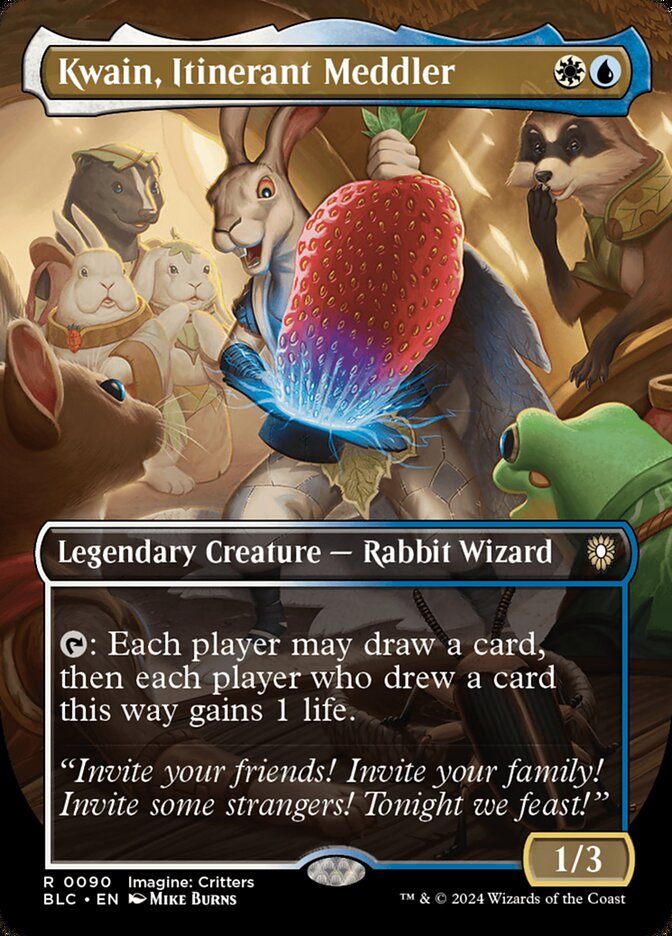 Kwain, Itinerant Meddler (90) - Bloomburrow Commander (BLC)