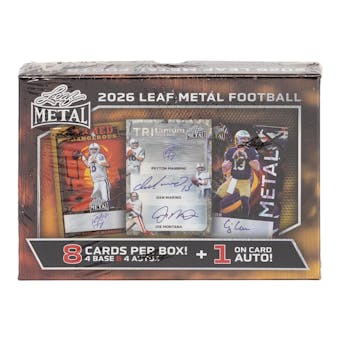 2026 Leaf Metal Football Hobby Box