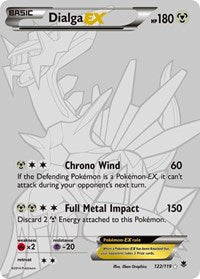 Dialga EX 122 Secret Rare (122) - XY - Phantom Forces (PHF)