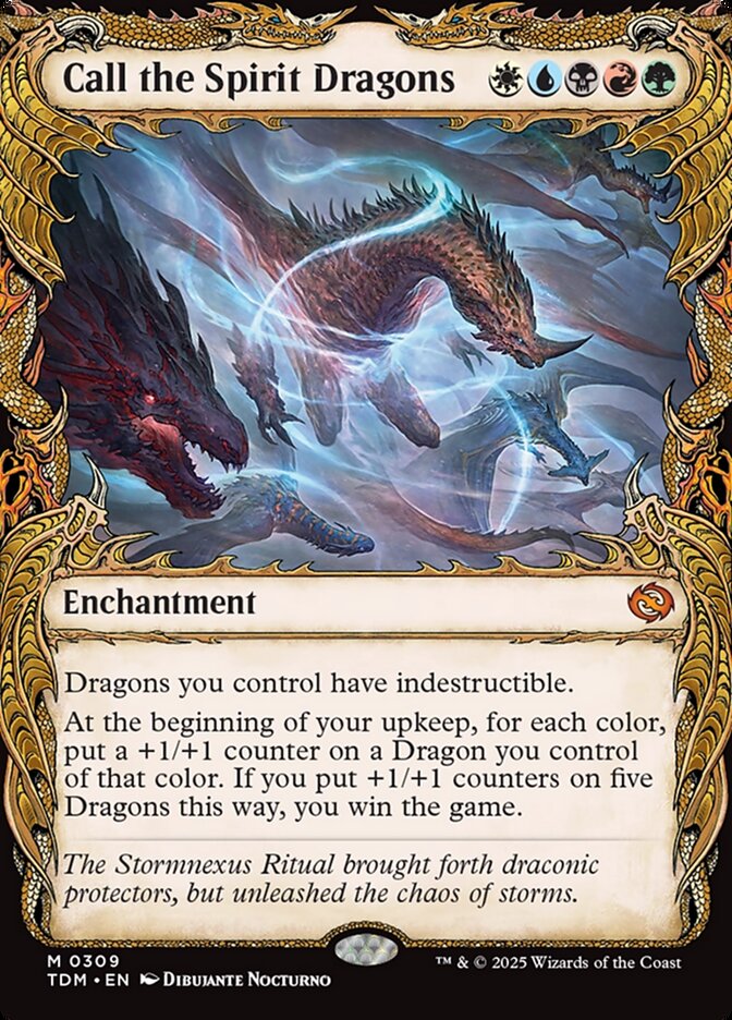Call the Spirit Dragons (309) - Tarkir: Dragonstorm (TDM)