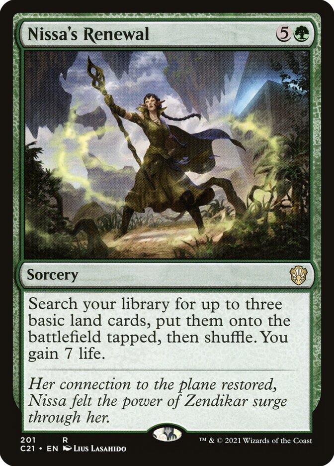 Nissa's Renewal (201) - Commander 2021 (C21)