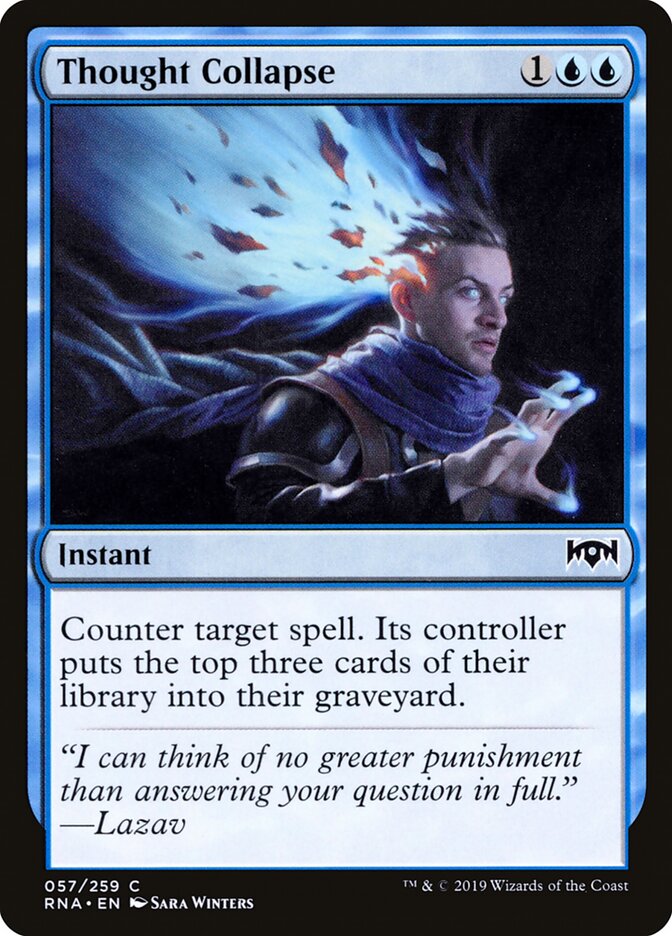 Thought Collapse (57) - Ravnica Allegiance (RNA)