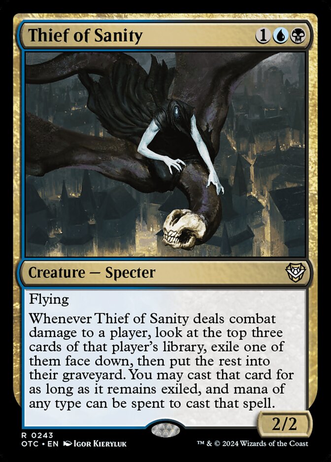 Thief of Sanity (243) - Outlaws of Thunder Junction Commander (OTC)