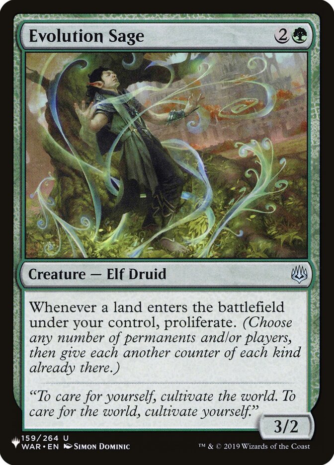 Evolution Sage - The List (PLST)