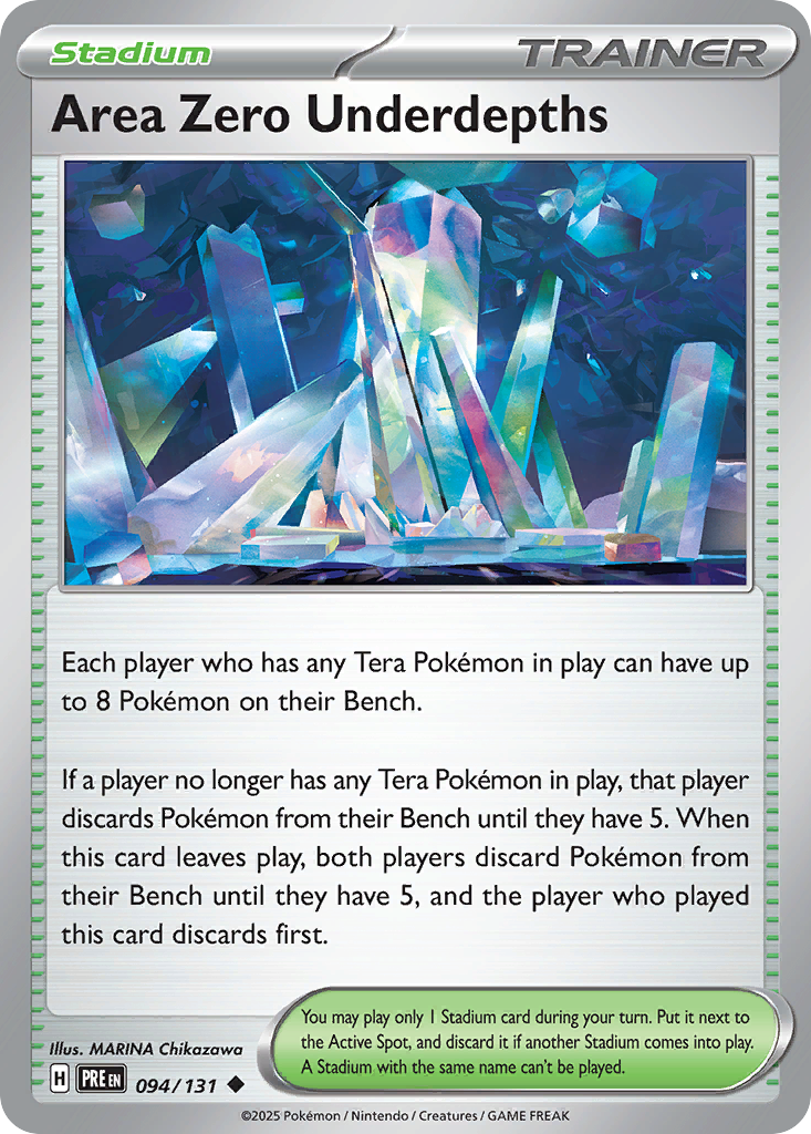 Area Zero Underdepths (94/131) - Prismatic Evolutions (PRE)