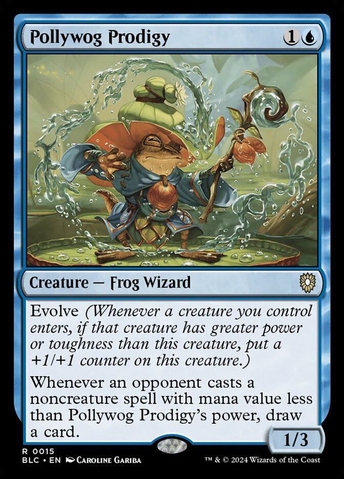 Pollywog Prodigy (15) - Bloomburrow Commander (BLC)