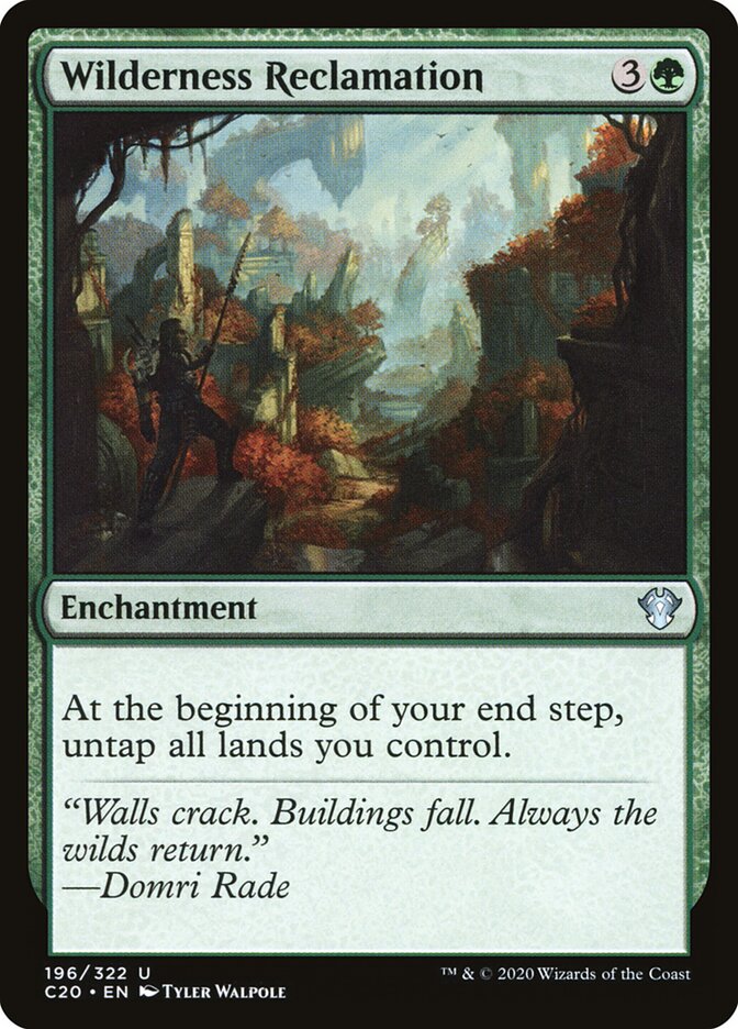 Wilderness Reclamation (196) - Commander 2020 (C20)