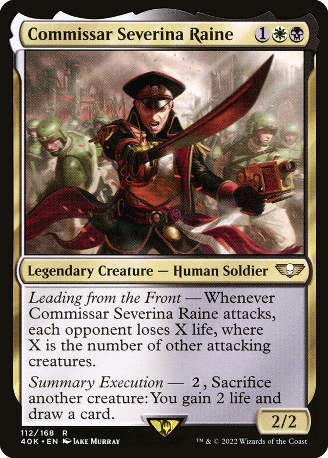 Commissar Severina Raine (112) - Warhammer 40,000 Commander (40K)