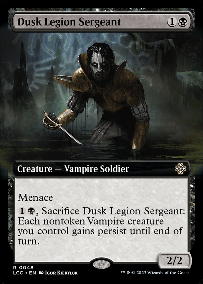 Dusk Legion Sergeant (48) - The Lost Caverns of Ixalan Commander (LCC)