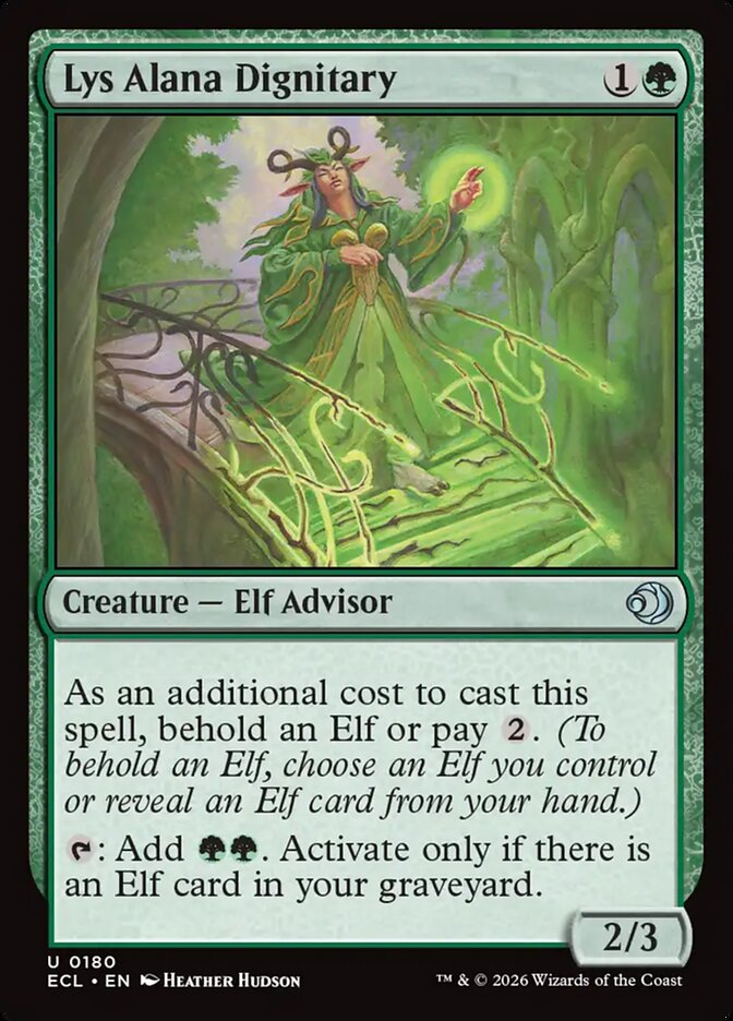 Lys Alana Dignitary (180) - Lorwyn Eclipsed (ECL)
