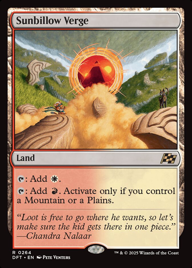 Sunbillow Verge (264) - Aetherdrift (DFT)
