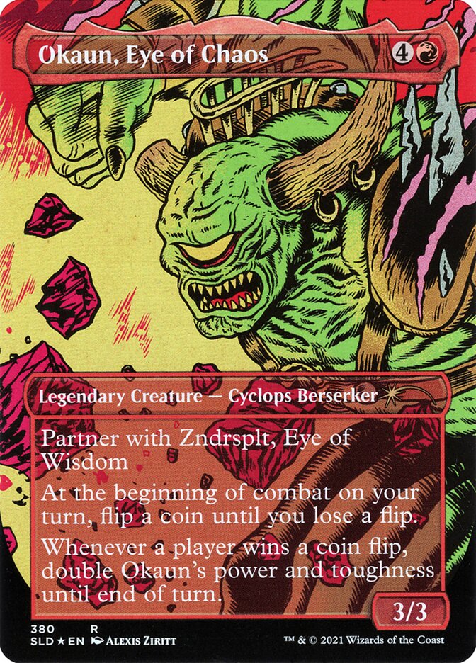 Okaun, Eye of Chaos // Okaun, Eye of Chaos (380) - Secret Lair Drop (SLD)