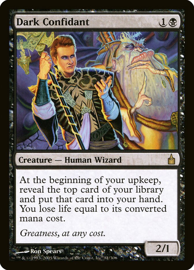 Dark Confidant (81) - Ravnica: City of Guilds (RAV)