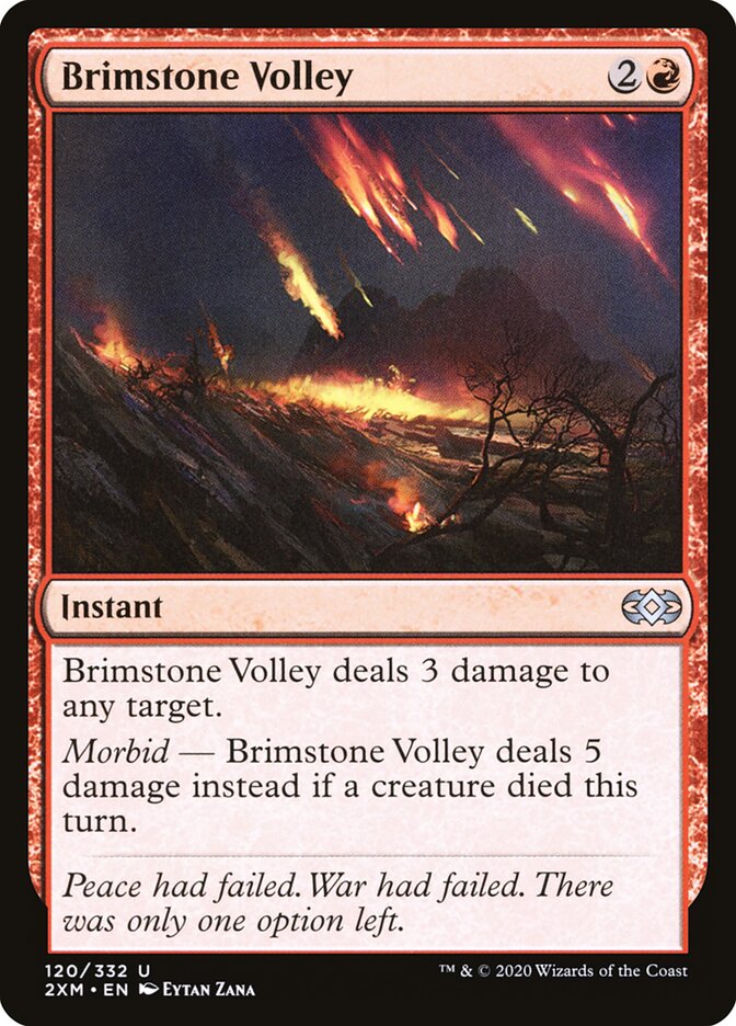 Brimstone Volley (120) - Double Masters (2XM)