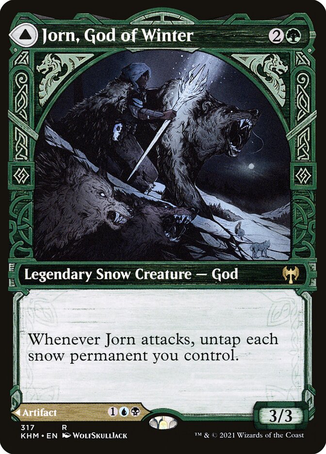 Jorn, God of Winter // Kaldring, the Rimestaff (317) - Kaldheim (KHM)