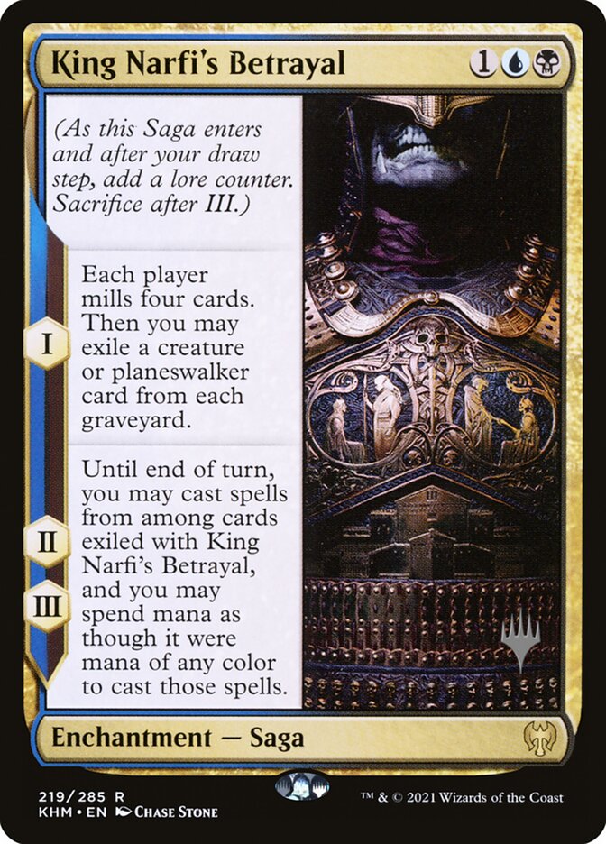 King Narfi's Betrayal (219p) - Kaldheim Promos (PKHM)