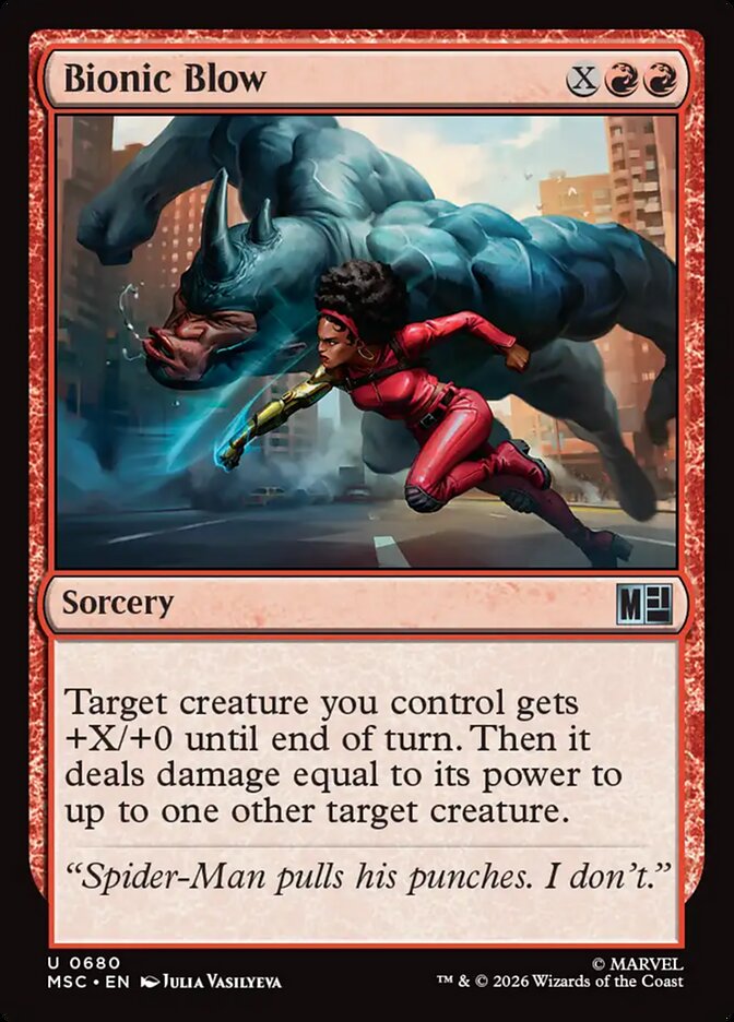 Bionic Blow (680) - Marvel Super Heroes Commander (MSC)