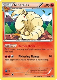 Ninetales (21) - XY - Primal Clash (PRC)