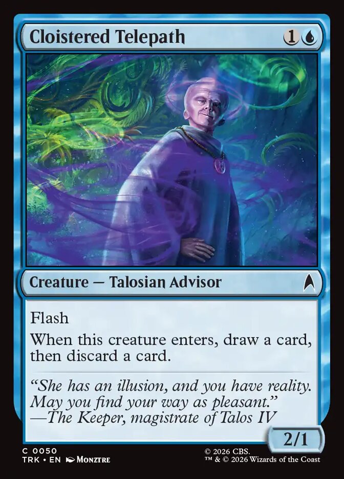 Cloistered Telepath (50) - Star Trek (TRK)