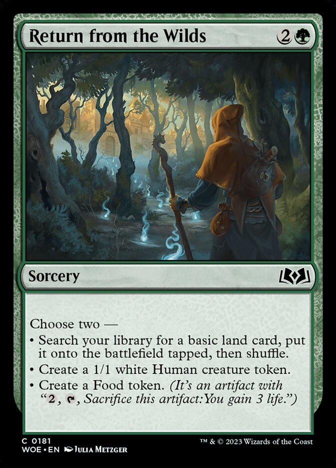 Return from the Wilds (181) - Wilds of Eldraine (WOE)
