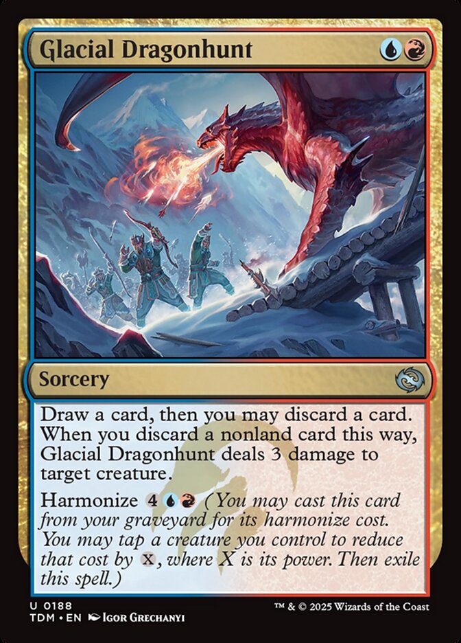 Glacial Dragonhunt (188) - Tarkir: Dragonstorm (TDM)