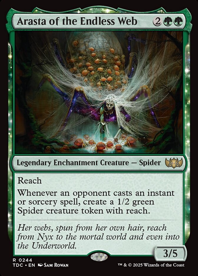 Arasta of the Endless Web (244) - Tarkir: Dragonstorm Commander (TDC)