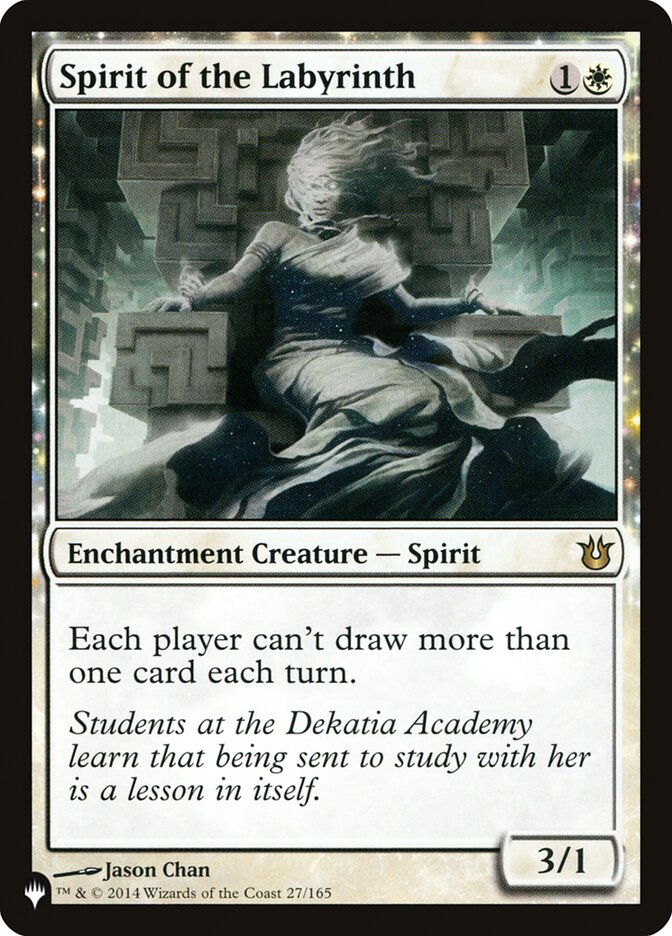 Spirit of the Labyrinth (BNG-27) - The List (PLST)