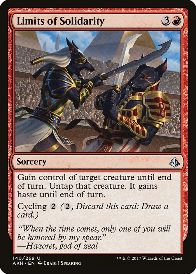 Limits of Solidarity (140) - Amonkhet (AKH)