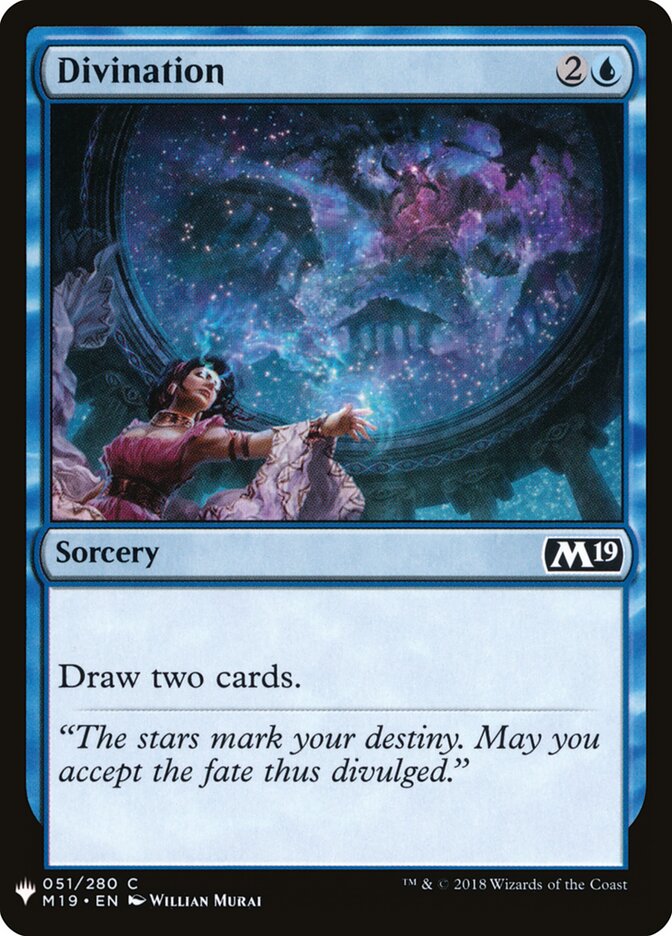 Divination (M19-51) - The List (PLST)
