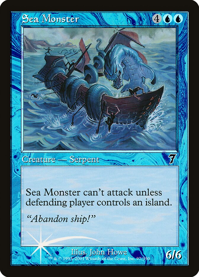Sea Monster (97) - Seventh Edition (7ED)