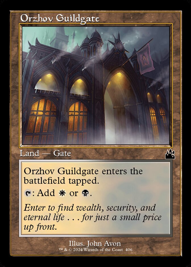 Orzhov Guildgate (406) - Ravnica Remastered (RVR)