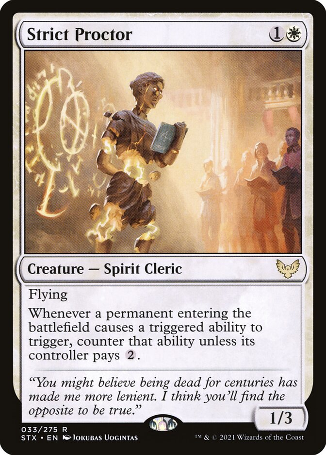 Strict Proctor (33) - Strixhaven: School of Mages (STX)