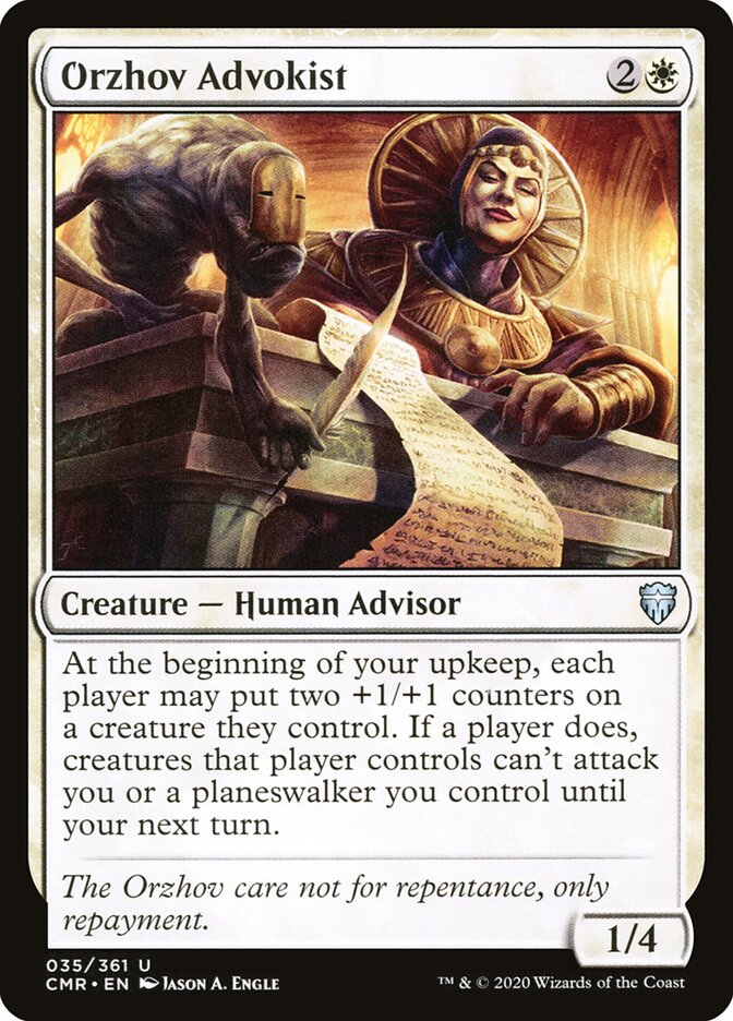 Orzhov Advokist (35) - Commander Legends (CMR)